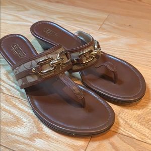 Coach sandals!